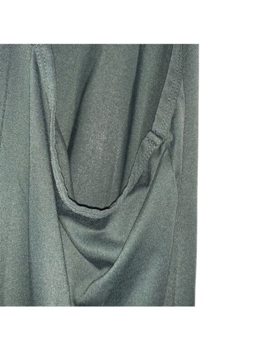 Xersion Womens Racerback Tank Top L Green Lightweight Athletic Activewear 100% P - Picture 4 of 9